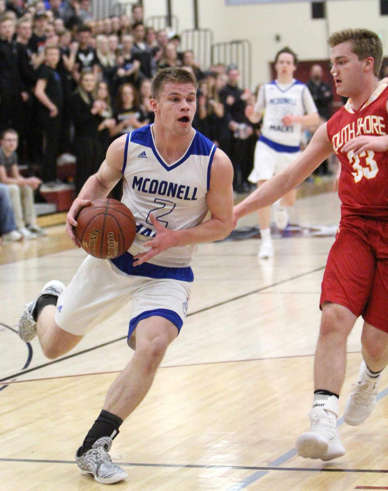 McDonell boys basketball vs South Shore at Spooner 3-10-18